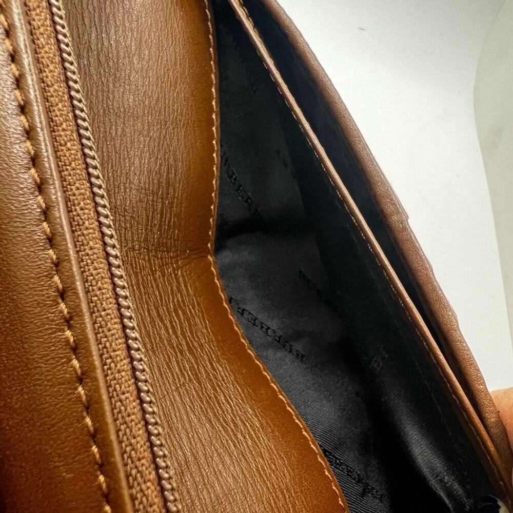 GUC Burberry Brown Nova Check Long Wallet - Picture 7 of 10